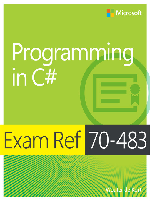 Title details for Programming in C# by Wouter de Kort - Available